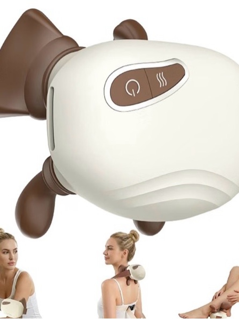 New Wireless Neck Shoulder Massager Portable Rechargeable Electric Massage